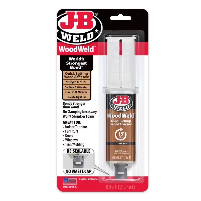Mega Sale J-B Weld Light Tan Wood Epoxy 0.85 oz