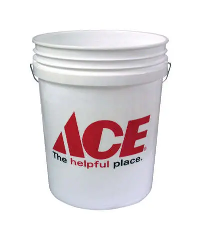 Save Now Ace 3-1/2 gal Bucket White, Pack of 12