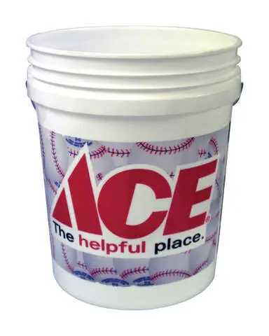 Ace 5 gal Bucket Baseball Themed, Pack of 10 Reduced Price