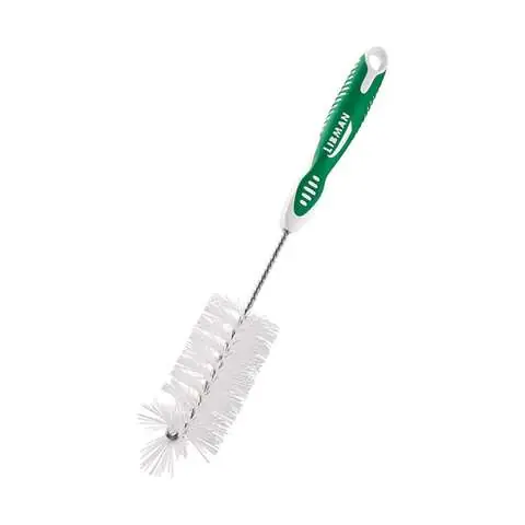 Libman 2 in. W Medium Bristle 6 in. Plastic/Rubber Handle Bottle Brush, Pack of 12 Free Returns