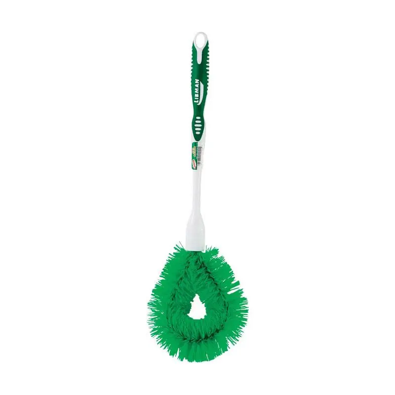 High Quality Libman 5.5 in. W Medium Bristle 11 in. Plastic/Rubber Handle Bowl Brush, Pack of 12