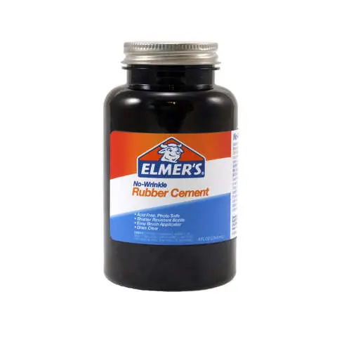 Elmer's Liquid Rubber Cement Adhesive 8 oz, Pack of 4 Luxury