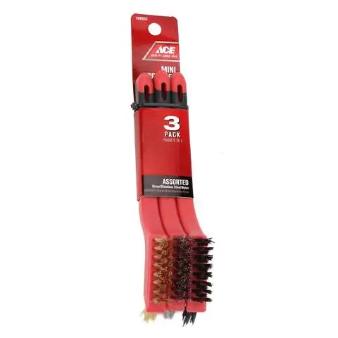 Ace 7 in. L Assorted Mini Brush Assortment Set Fresh Stock