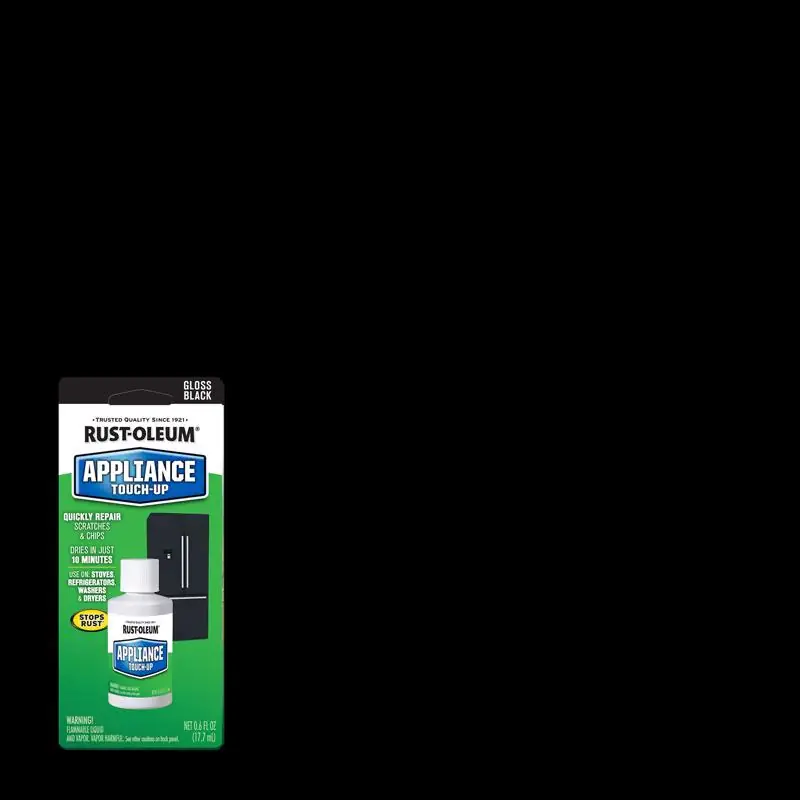 Premium Rust-Oleum Specialty Gloss Black Appliance Touch-Up Paint 0.6 oz