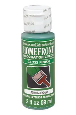 Grab Now Homefront Gloss Real Green Hobby Paint 2 oz, Pack of 3