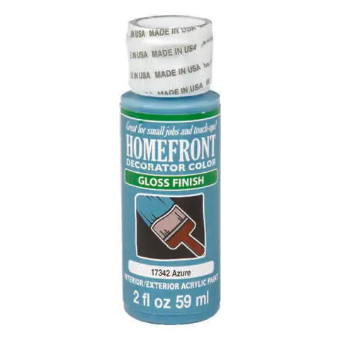Homefront Gloss Azure Hobby Paint 2 oz, Pack of 3 Direct From Factory
