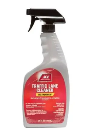 Trusted Brand Ace Traffic Lane Pleasant Scent Pre-Treatment 24 oz Liquid, Pack of 6