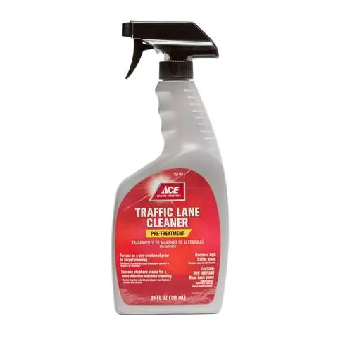 Trusted Brand Ace Traffic Lane Pleasant Scent Pre-Treatment 24 oz Liquid, Pack of 6