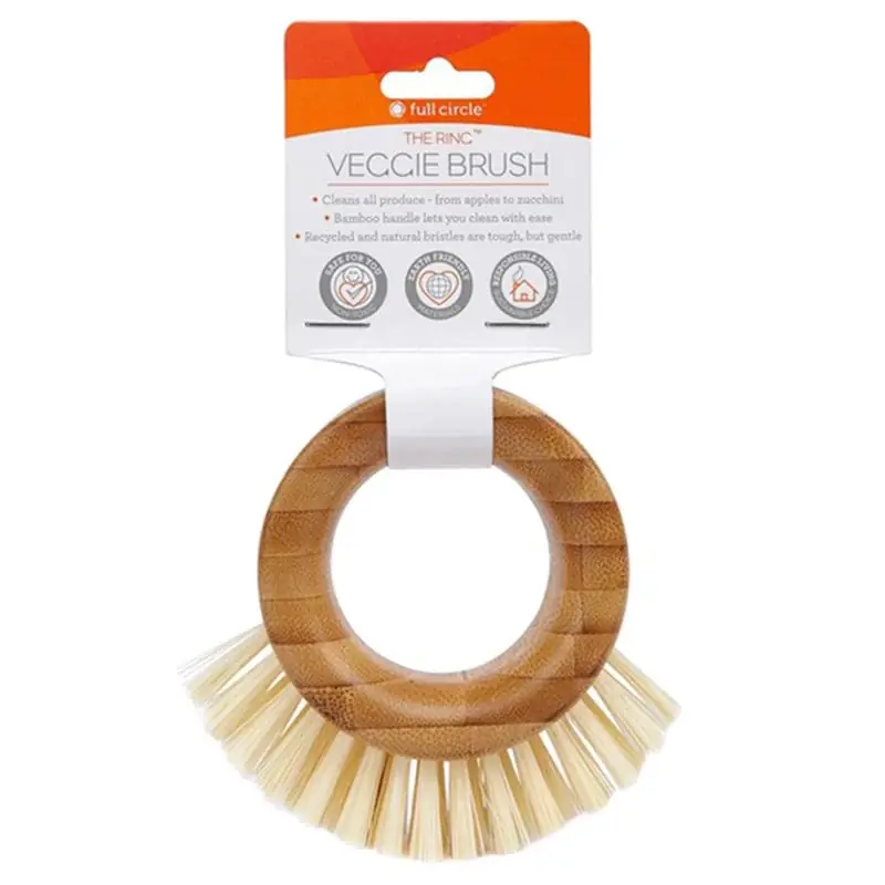 Full Circle The Ring 2.7 in. W Medium Bristle 2.7 in. Bamboo Handle Vegetable Brush Cheap