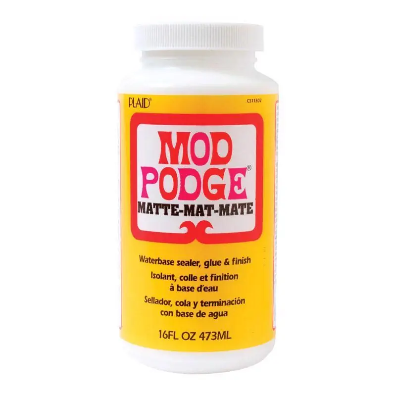 Express Delivery Plaid Mod Podge High Strength Glue White Matte Adhesive Kit 16 oz, Pack of 12