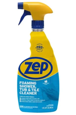In Demand Zep Morning Rain Scent Tub and Tile Cleaner 32 oz Liquid, Pack of 12