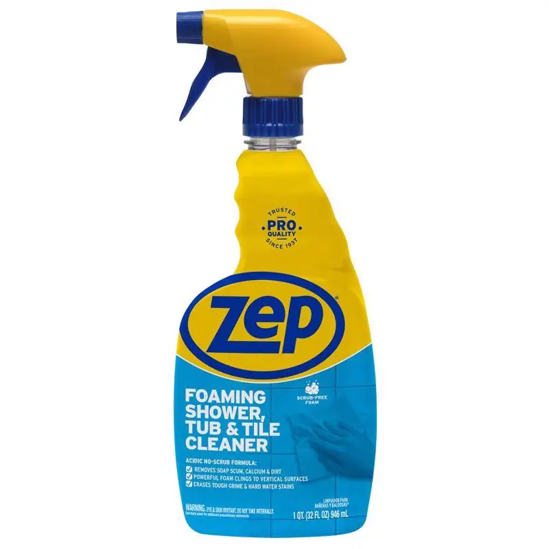In Demand Zep Morning Rain Scent Tub and Tile Cleaner 32 oz Liquid, Pack of 12
