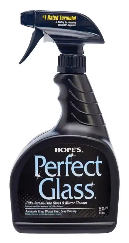 Luxury Hope's Perfect Glass No Scent Glass Cleaner 32 oz Liquid, Pack of 6