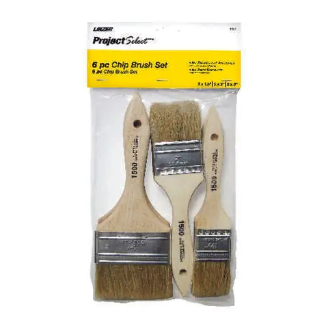 Trending Linzer Project Select Assorted in. Flat Chip Brush, Pack of 12