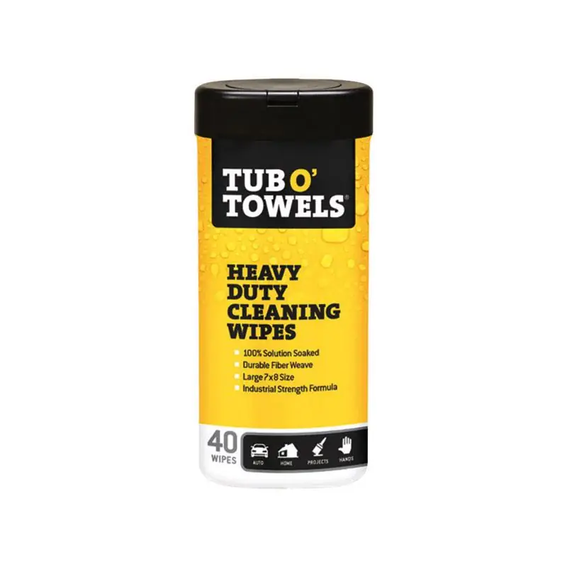 Latest Tub O' Towels Fiber Weave Cleaning Wipes 8 in. W X 7 in. L 40 pk