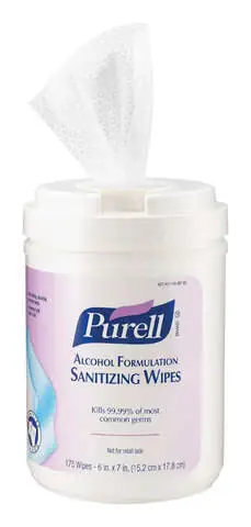 Don't Miss Out Purell No Scent Antibacterial Alcohol Sanitiizing Wipes 175 ct