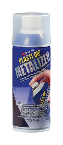 Low Price Plasti Dip Metalizer Flat/Matte Silver Multi-Purpose Rubber Coating 11 oz oz