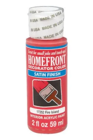 Homefront Satin Fire Island Hobby Paint 2 oz, Pack of 3 Must Have