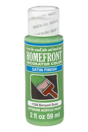Homefront Satin Barnyard Grass Hobby Paint 2 oz, Pack of 3 Special Offer