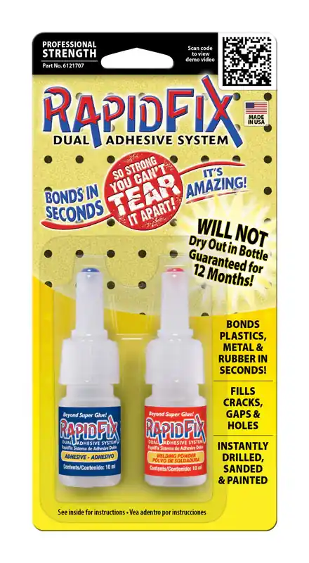 Rapid Fix High Strength White Dual Adhesive While Supplies Last