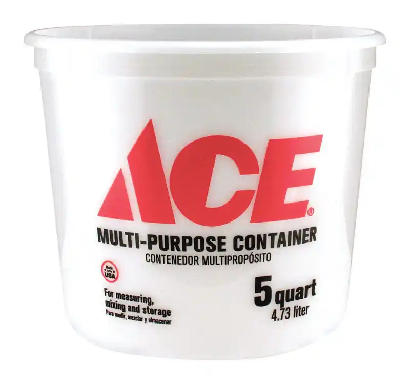 Deal Ace Clear 5 qt Bucket, Pack of 25