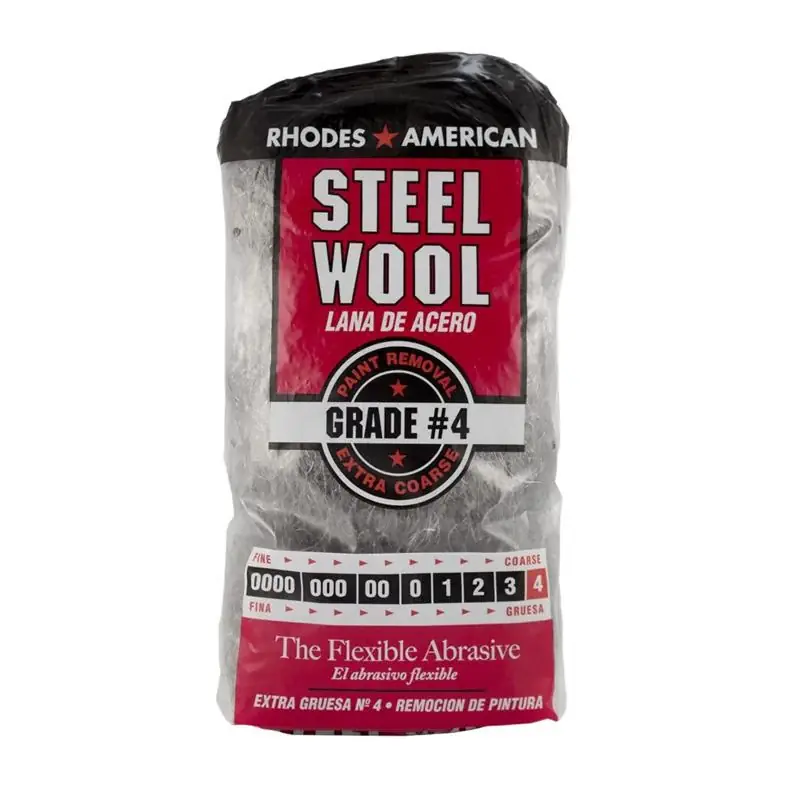 Seasonal Sale Rhodes American 4 Grade Extra Coarse Steel Wool Pad 12 pk, Pack of 6