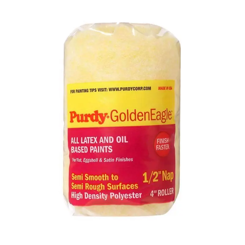 Purdy GoldenEagle Polyester 4 in. W X 1/2 in. Regular Paint Roller Cover 1 pk Save Now