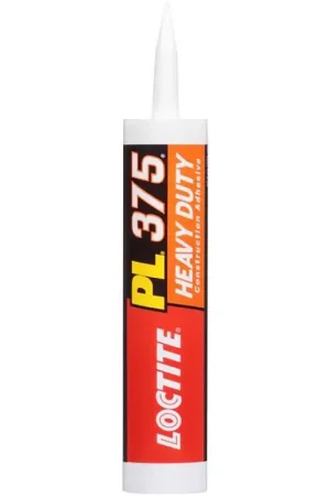 Order Now Loctite PL 375 Synthetic Elastomeric Polymer Construction Adhesive 10 oz, Pack of 12