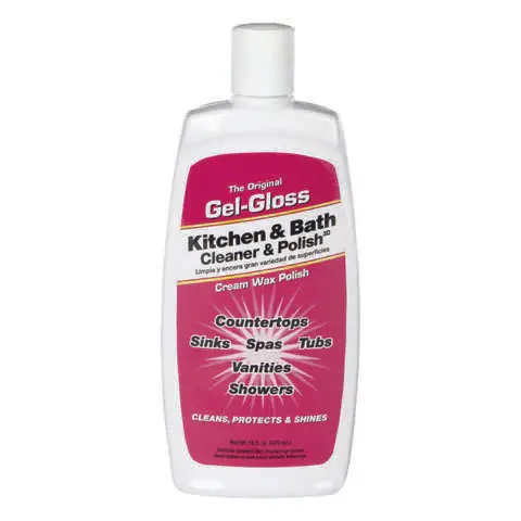 Professional Grade Gel-Gloss No Scent Kitchen and Bathroom Cleaner Liquid 16 fl. oz., Pack of 12