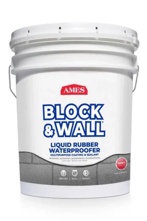 AMES Block & Wall White Liquid Rubber Waterproof and Sealer Grab Now
