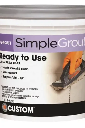 Best Choice Custom Building Products SimpleGrout Indoor Haystack Grout 1 qt