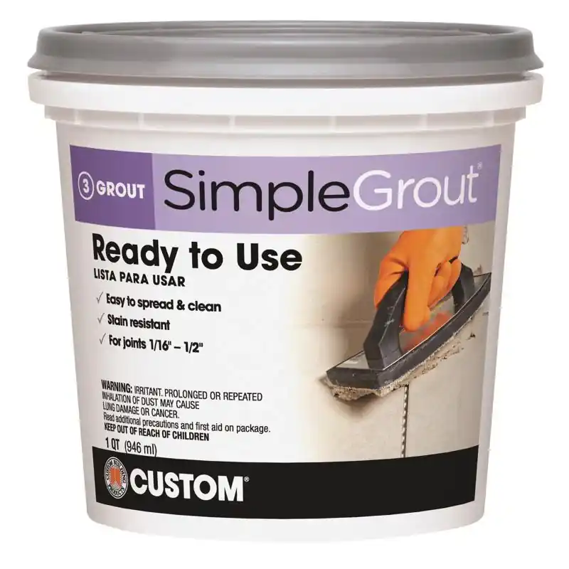 Best Choice Custom Building Products SimpleGrout Indoor Haystack Grout 1 qt