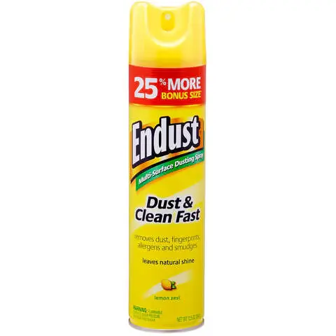 Endust Lemon Scent Furniture Polish 12.5 oz Spray Clearance