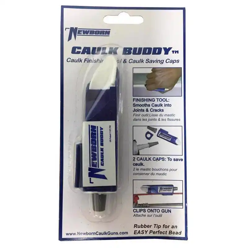 Free Returns Newborn Caulk Buddy Yellow Lightweight Plastic Caulk Finisher Tool 1 pk