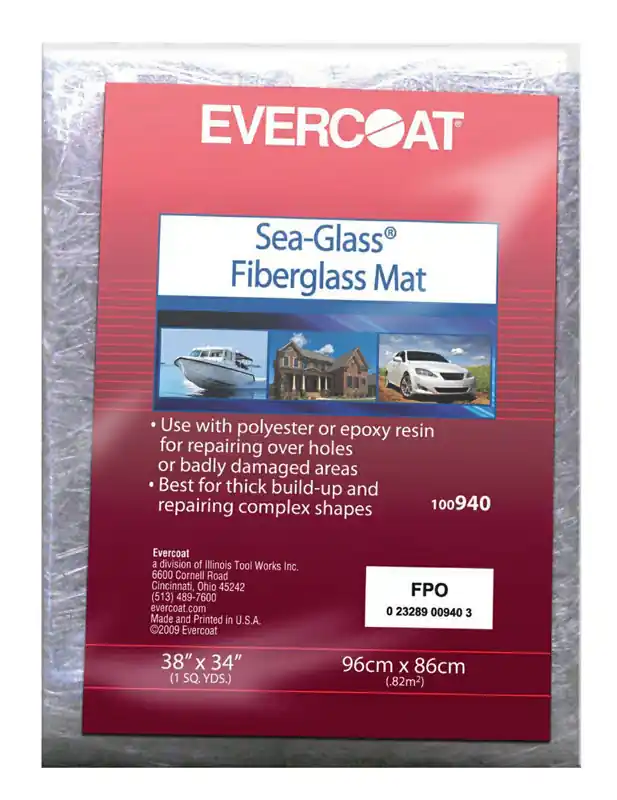 Evercoat Sea-Glass Fiberglass Mat 1 yd Markdown