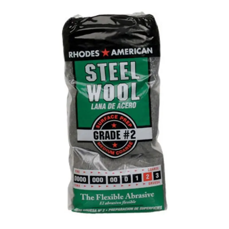 Flash Sale Rhodes American 2 Grade Medium/Coarse Steel Wool Pad 12 pk, Pack of 6