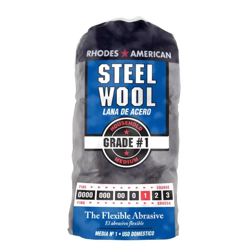 Time-Limited Rhodes American 1 Grade Medium Steel Wool Pad 12 pk, Pack of 6