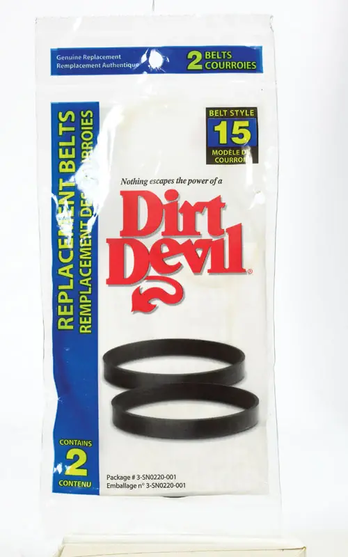 Dirt Devil Vacuum Belt For ultra corded hand vacuums 2 pk Style 15 Deal