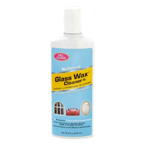 Gel-Gloss NoStreek No Scent Glass Wax Cleaner 8 oz Liquid Fast Shipping