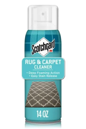 Authentic 3M Scotchgard No Scent Carpet and Rug Cleaner 14 oz Foam