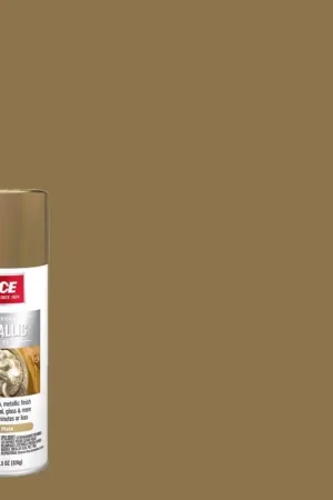 Budget Ace Metallic Gold Plate Spray Paint 11.5 oz, Pack of 6