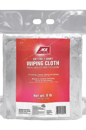 ACE Cotton Knit Wiping Rags 8 lb 1 pk Factory Price