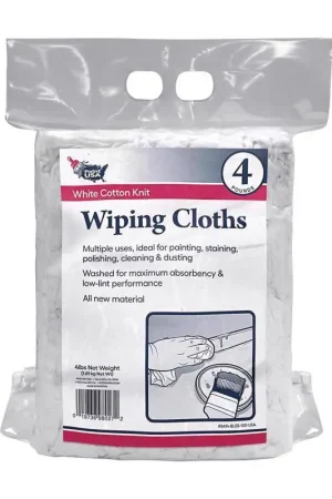 Price Drop Paint USA Cotton Knit Wiping Rags 4 lb 1 pk