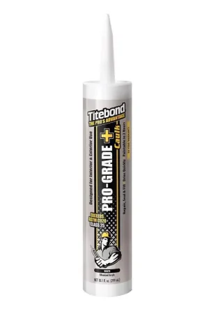 Titebond Pro-Grade Plus White Siliconized Acrylic Multipurpose Caulk 10.1 oz, Pack of 12 Buy Online
