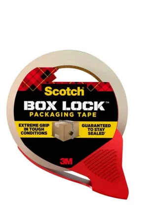 3M Scotch Box Lock 1.88 in. W X 54.6 yd L Shipping Tape with Dispenser, Pack of 6 Trending