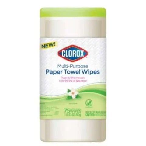 Clorox Jasmine Scent Disinfecting Wipes 75 ct, Pack of 6 Markdown