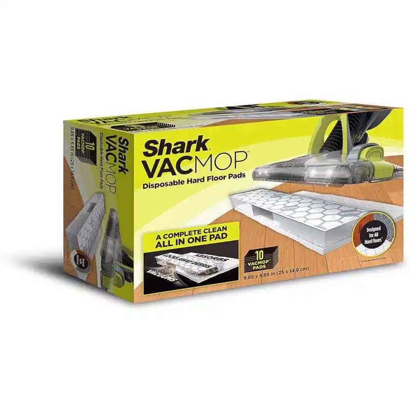 Super Sale Shark Vacmop 10 in. Floor Applicator Cotton Sweeping Pad 10 pk
