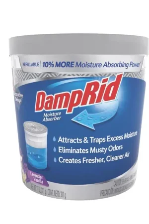 DampRid Moisture Absorber Lavender Vanilla Scent 11 oz, Pack of 4 Next Day Delivery