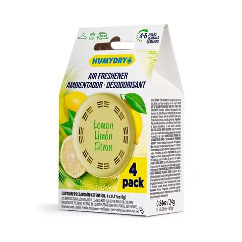 Humydry Lemon Scent Air Freshener Disc 4 oz Solid Mega Sale