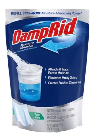 DampRid Moisture Absorber Refill Pure Linen Scent 44 oz, Pack of 3 Place Order